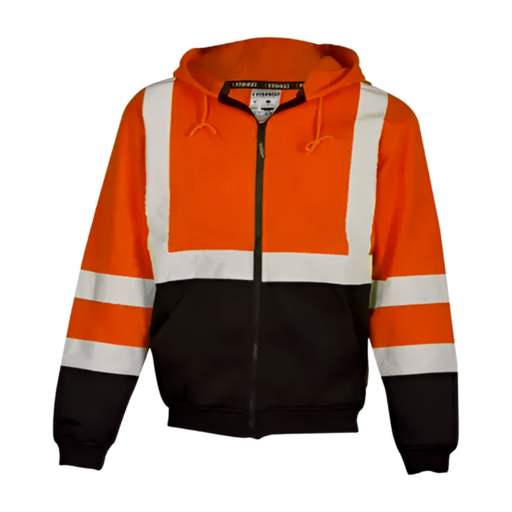 Chamarra Hi-Vis con capucha y cremallera CL302-03 Kishigo