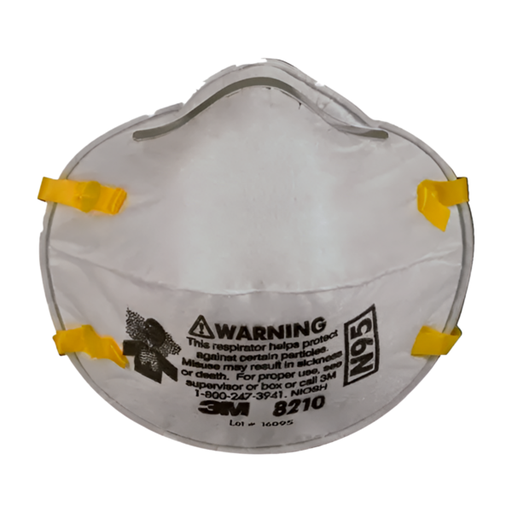 [MM-8210] Respirador N95 contra partículas sin aceite dispensario con 20 pzas 8210 3M