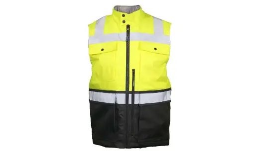 Chaleco de seguridad de aislamiento térmico Hi-Vis