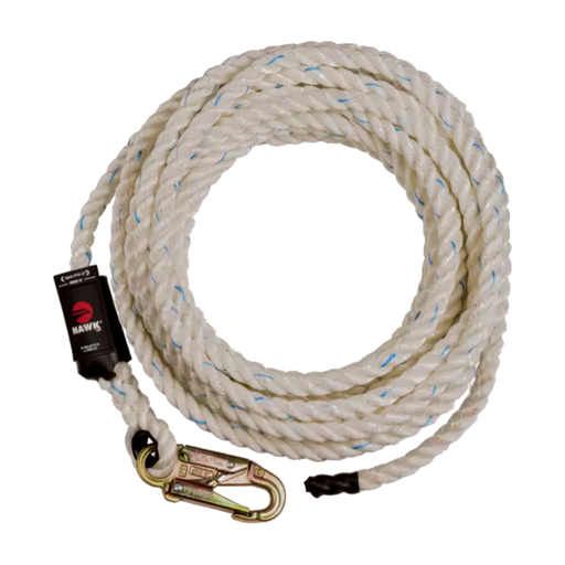 Línea de vida vertical de cuerda polydac 101PD Hawk