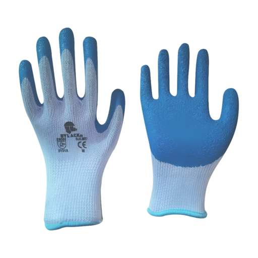 Guantes de seguridad de algodón/ látex rugoso GJL ByLack