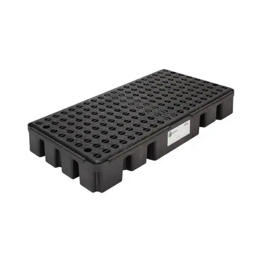 [2001-CD-MX] Plataforma antiderrame modular para 2 tambos 