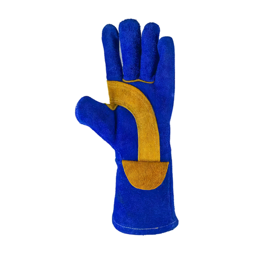 Guantes de seguridad para soldador c/hilo Kevlar y forro con refuerzo de carnaza