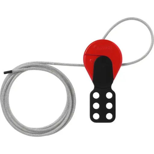 Aldaba de bloqueo con cable metálico aislado C5CA Abus-Safelex