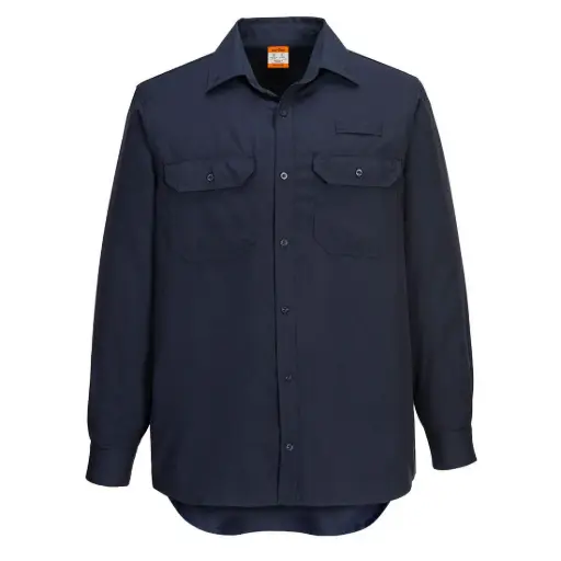 Camisa de trabajo manga larga FR Portflame con ventilación
