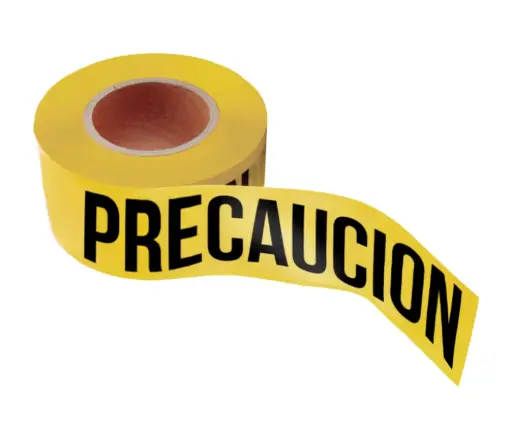 Cinta barricada delimitadora 305 mtrs. de 3 pulgadas CINBARR Safepro Solutions