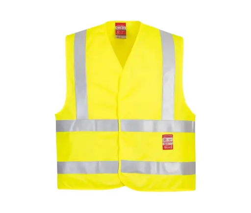 Chaleco de seguridad Hi-Vis ignífugo FR Bizflame FR75 Portwest