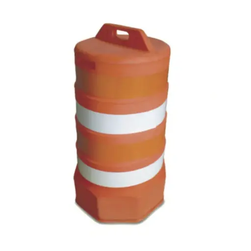 [TAMBO-CR] Trafitambo vial de polietileno c/2 franjas reflejantes TAMBO-CR Herhild