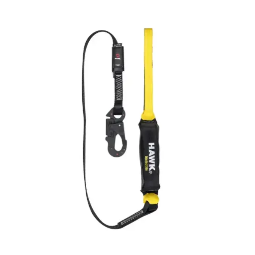 [601T-1.80] Cable contra caídas de 1.80mtrs. de poliéster tubular c/amortiguador 601T-1.80 Hawk